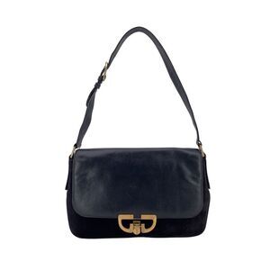 Gucci Vintage Suede Shoulder Bag